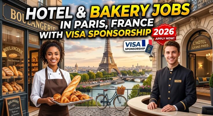 Hotel and Bakery Jobs in Paris, France with Visa Sponsorship 2026