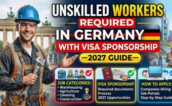 Unskilled Workers Required in Germany with Visa Sponsorship—2025Guide